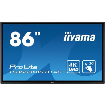 iiyama ProLite TE8603MIS-B1AG, 217,4cm (85,6''), Infrarot, 4K Ultra HD,MultiTouch, Antiglare,schwarz