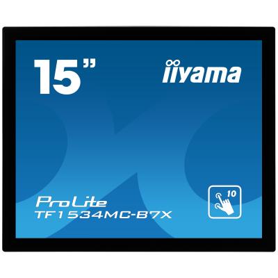 iiyama ProLite TF1534MC-B7X, 38,1cm (15''), Projected Capacitive, 10 TP, schwarz ,Touchmonitor