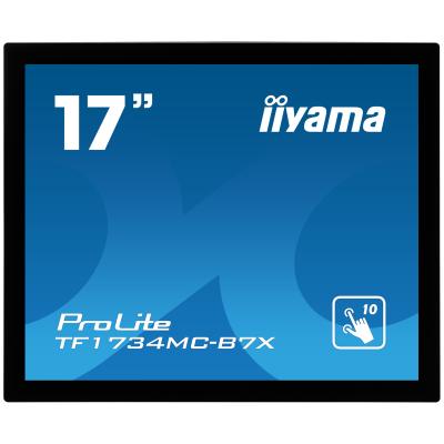 iiyama ProLite TF1734MC-B7X, 43,2cm (17''), Projected Capacitive, 10 TP, schwarz ,Touchmonitor