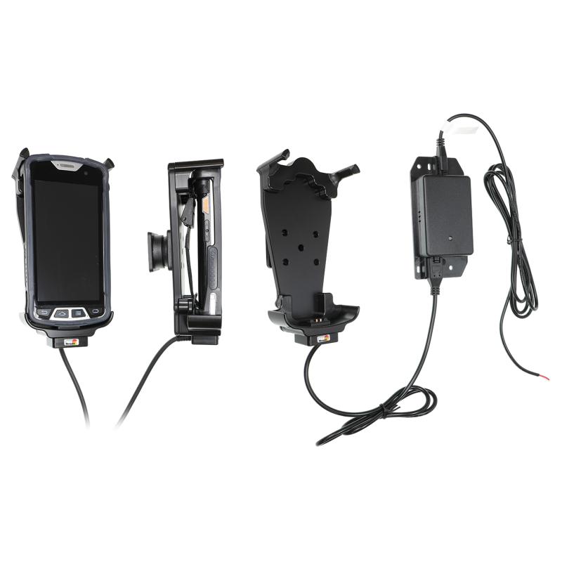 Ladestation (MOLEX), Kugelgelenk (Tilt Swivel), verst&auml;rkt, 10/24 V, MOLEX, inkl.: Netzteil (offenes