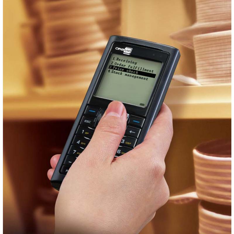 CipherLab CPT-8200 1D Laser, Batch, USB-Kabel, Akku, Netzteil, Lade-&Uuml;bertragungsstation