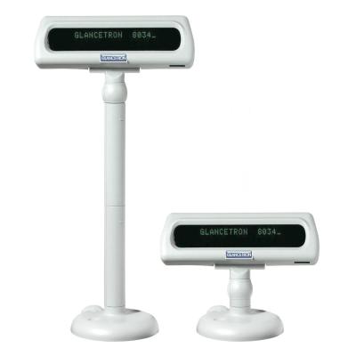 Fluoreszierendes POS Display (Typ1) seriell, wei&szlig;