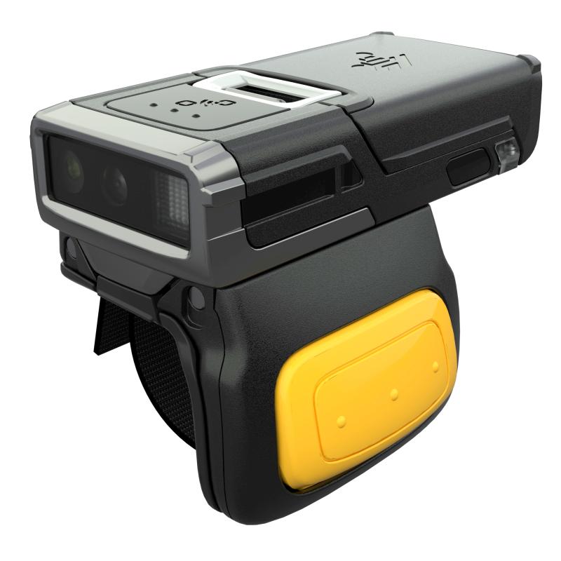 Zebra RS5100, Enterprise Handr&uuml;ckenhalterung, BT, 2D, SE4710, BT, schwarz, silber, 735mAh Akku