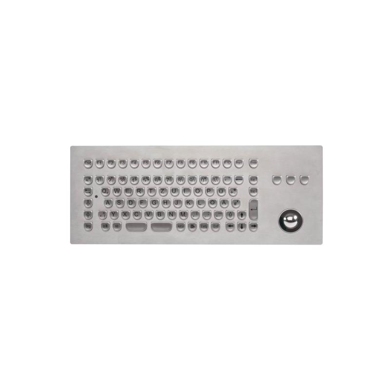 Tastatur InduSteel® 084 TB Modul TKV-084-TB25V-MODUL-USB-DE  IP65 (statisch), IP54 (dyn.)