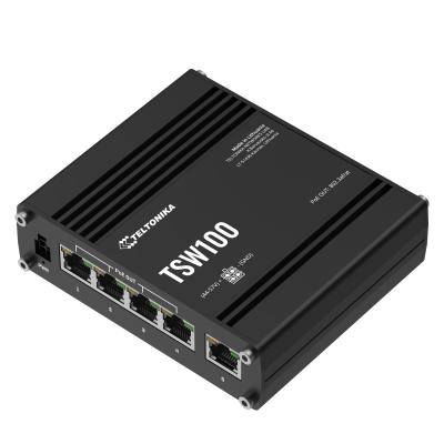 Teltonika TSW100 Industrial Unmanaged PoE+ Switch