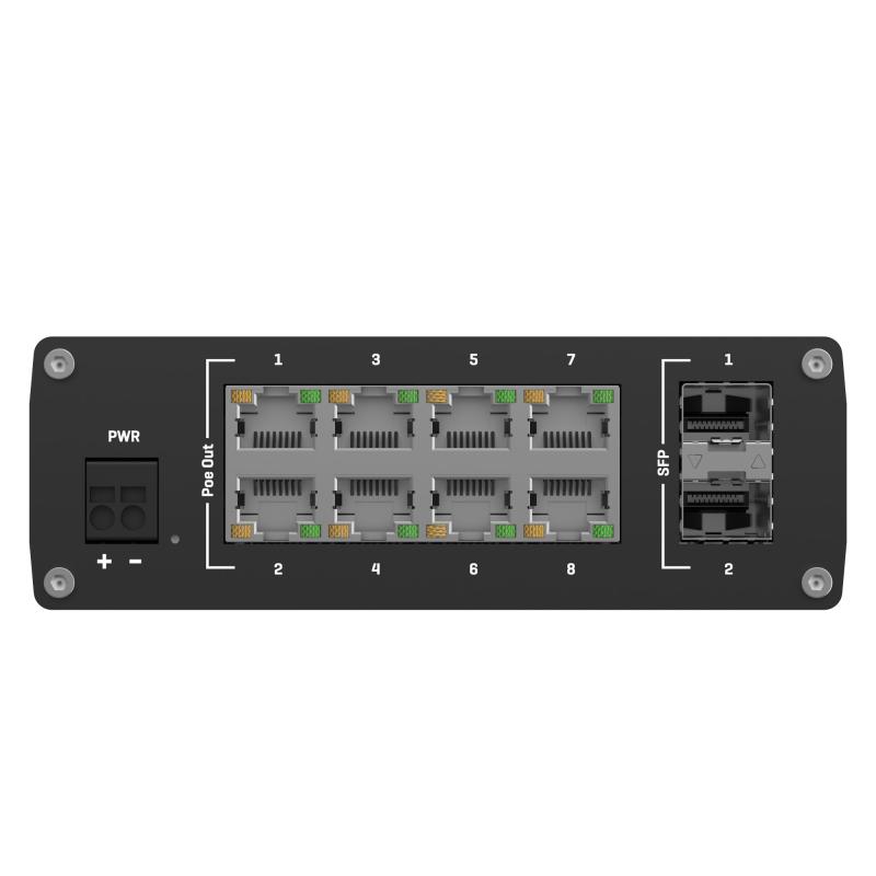 Teltonika TSW200 8 x Ethernet 2 x SFP Unmanaged PoE+ Switch