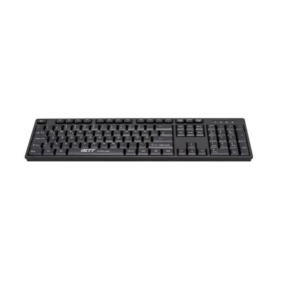 Tastatur GCQ Cleantype Easy Basic TKL-105-GCQ-IP68-KGEH-BLACK-USB-DE IP68