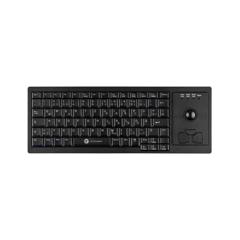 Tastatur Cleantype&reg;  Xtra Roll TKL-083-GCQ-TB22-BLACK-USB-DE n/a