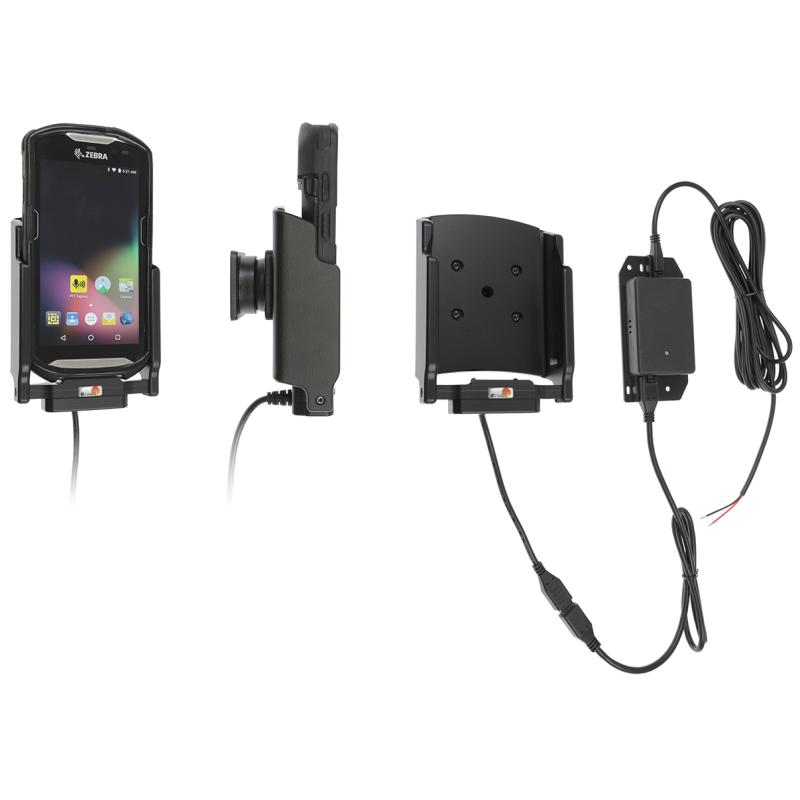 Aktive Halterung, 12/24V, 2A, AMPS, Neigung und Drehung, Mobilis Schutzh&uuml;lle notwendig, passend f&uuml;r: