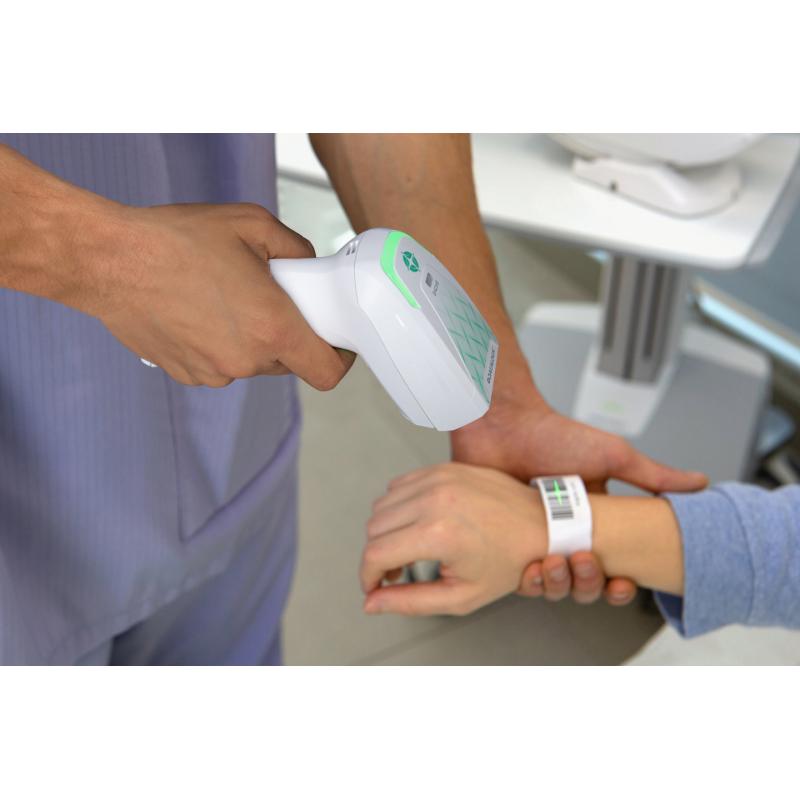 Datalogic Gryphon GM4600 HC, 2D, HP, Kit (USB), Qi, wei&szlig;