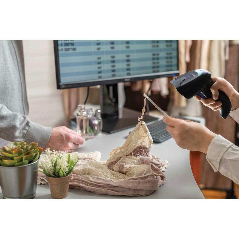 Datalogic QuickScan Mobile QM2500, Funk, 2D, Cradle-Kit (USB), Digimarc, schwarz