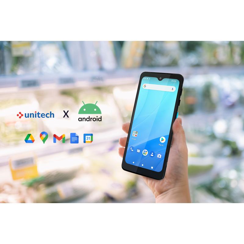 Unitech PA768 - 6,3", WLAN + 5G, Android 14, 6/128, 2D (N5703), bumper