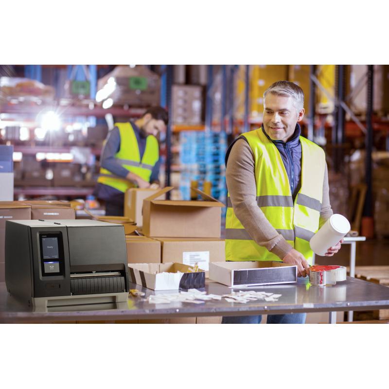 Honeywell PM65 Industrie Etikettendrucker, Thermotransfer, 203 dpi, USB, LAN, RS232, Touchscreen, Re