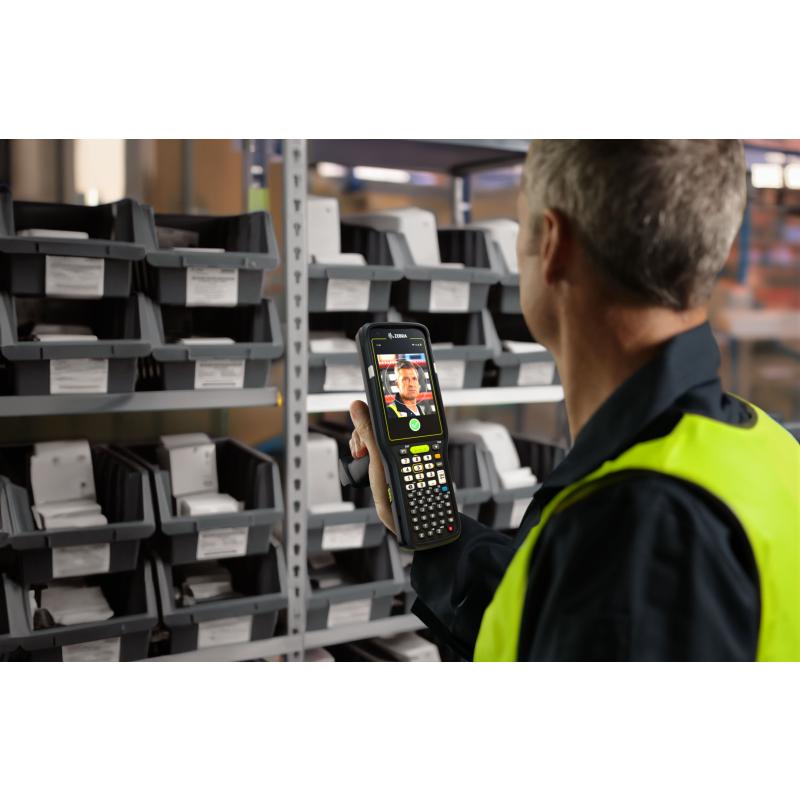 Zebra MC3450, SE58, Gun, 38 Tasten, 6GB RAM, 64GB, WAN, 5G/LTE, GPS, LAN, WIFI 6E, ONE SIM + eSIM
