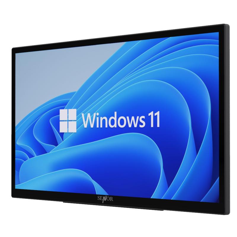 Hygrolion K24h Panel PC, 23,8'' TFT LED Panel PC, PCAP, IP66, i5-1235U, 16GB RAM, 256GB SSD, WLAN