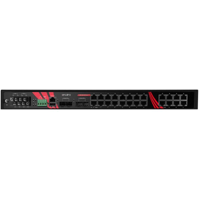 28-Port Industrial Managed Gigabit Ethernet Switch