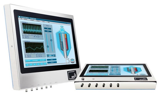 Panel PC der Extraklasse – Hygrolion 2196 in Edelstahl mit RFID- Leser