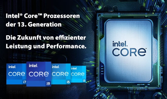Die Intel® Core™ Desktop-Prozessoren der 13. Generation ebnen den Weg für die Zukunft von effizienter Leistung und Performance!